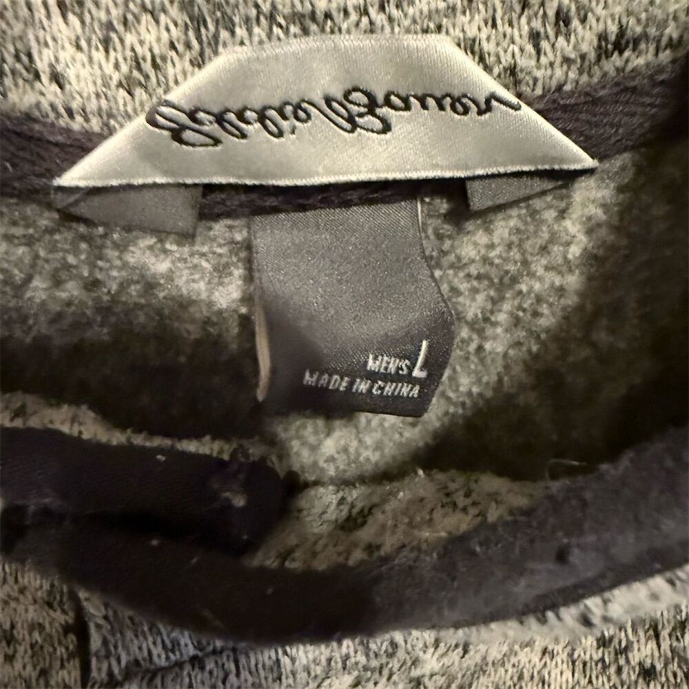 Eddie Bauer Men's Gray Fleece Mock Neck Pullover Sweater Size L - Picture 4 of 9